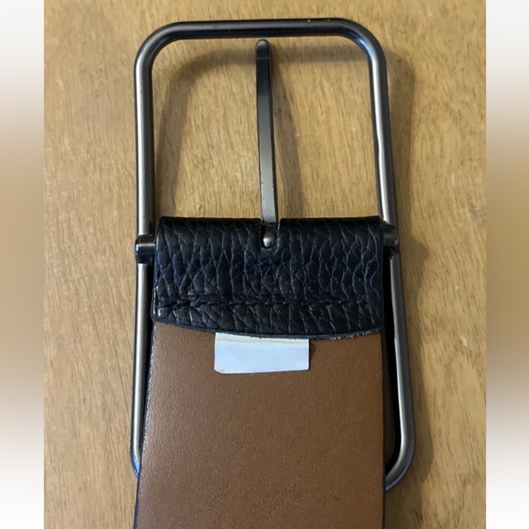 Banana Republic Womens Black Italian Leather Belt Size Medium Made in USA~~EUC! - Picture 6 of 8
